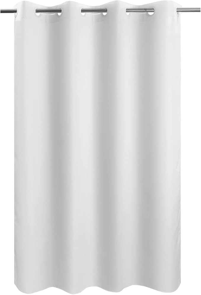 River Dream No Hook 60" Width Shower Curtain Microfiber by RiverDream