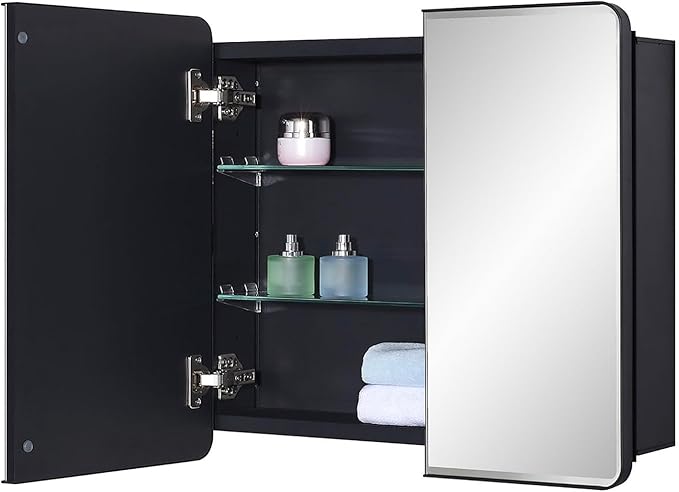 Black Bathroom Medicine Cabinet by MedicineCabinetsMirrors