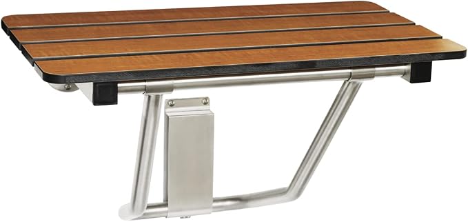 Seachrome 24-inch x 15-inch in ADA Folding Wall Mount Bathroom Shower Seat Bench by Seachrome
