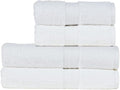 Christy Renaissance 4 Piece White Towel Set | 100% Egyptian Cotton | Luxury by Christy