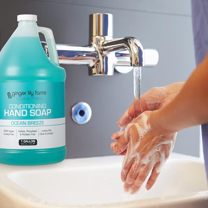 Ginger Lily Farms Club & Fitness Conditioning Liquid Hand Soap Refill, 100% - Image 5