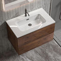 30" Bathroom Vanity with Sink, Modern Floating Vanity with Double Soft Closing by LittleTulip