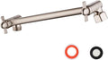 Shower Head Extender, Adjustable Shower Head Extension Brushed Nickel, by Pichrain