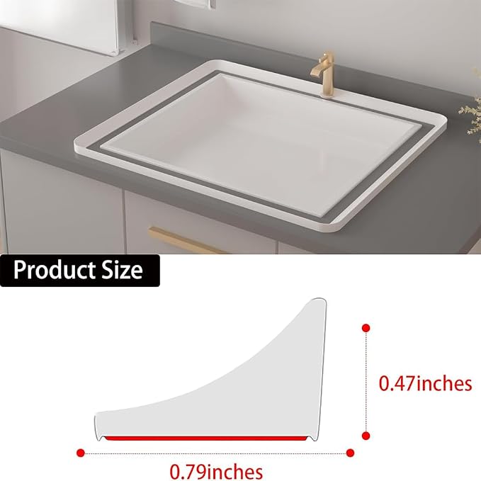 Shower Threshold Water Dam, Self Adhesive Silicone Waterproof Barier Bathroom - Image 2