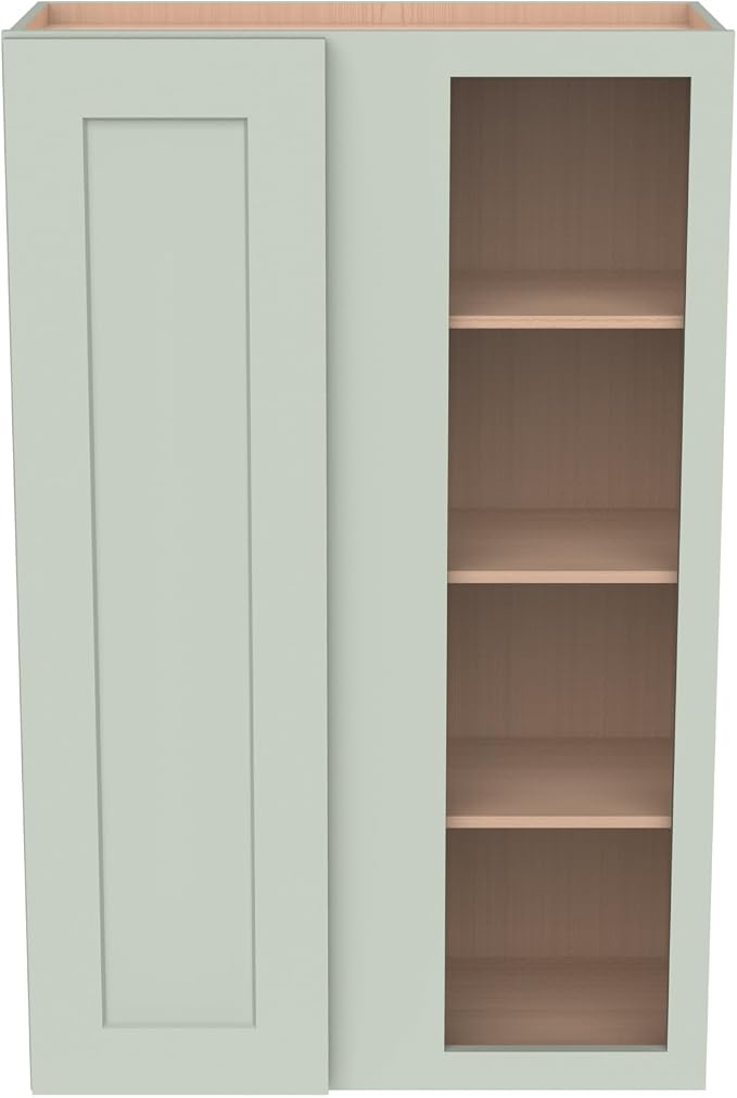 Solid Hardwood Wall Blind Corner Cabinets, Adjustable Shelves, Soft-Close Doors - Image 5