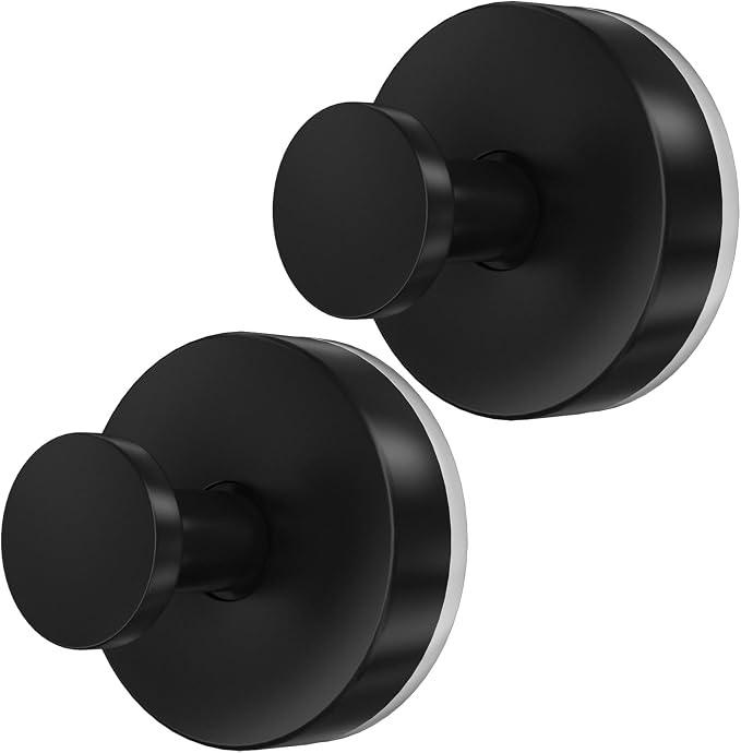 Suction Cup Hooks for Shower, Glass Door, Hold Robe & Wreath, Hanging up to 15 by VisittheAbluFirst