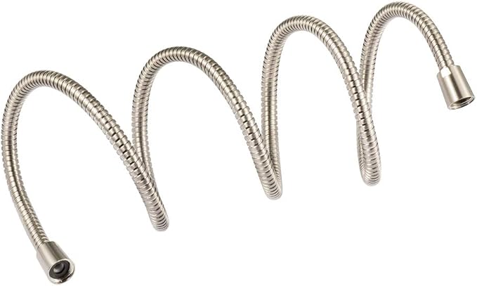 72-inch Extra Long Brushed Nickel Shower Hose Replacement, 304 Stainless Steel - Image 2