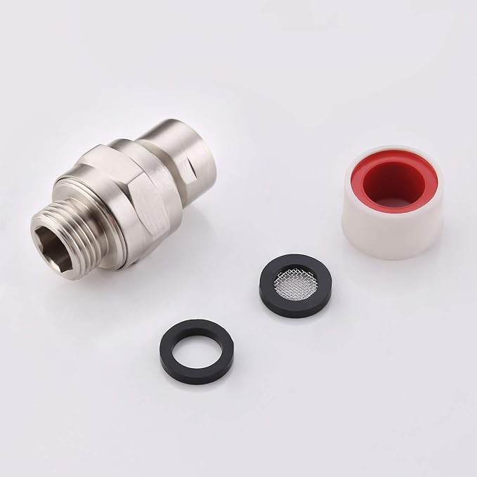 KES Shower Connector Ball Joint Shower Head Swivel Ball Adapter Brass - Image 9
