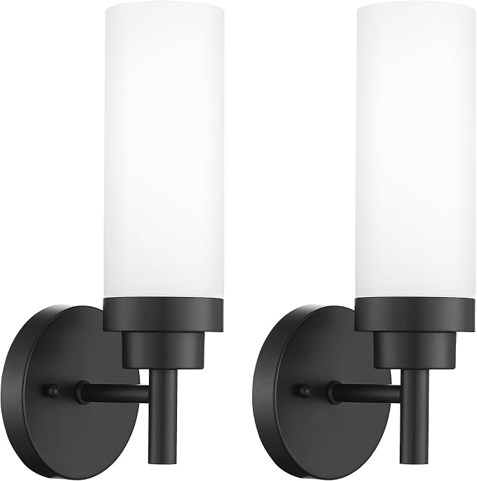 Emak Modern Wall Sconce Set of 2, Farmhouse Wall Lamp by EmakLighting