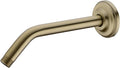 9 Inch Angled Shower Arm with Flange, Wall-Mounted Heavy Duty Stainless Steel by DIKUROOMS