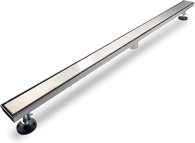 Linear Shower Drain, 60 inch Drain by Elefloom