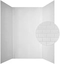 From Plain To Beautiful In Hours 133-WT-SUB-KIT Subway Tub and Shower Wall by DecorativeCeilingTiles