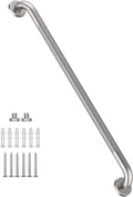 36 Inch Anti Slip Shower Grab Bar, Munzong Satin Brushed Nickel Bathroom Grab by Munzong