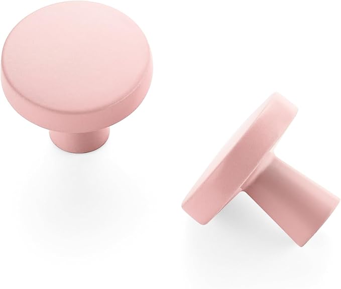 Ravinte 15 Pack Drawer Pulls 1-1/4 Inch Pink Kitchen Cabinet Knobs Solid Round - Image 9