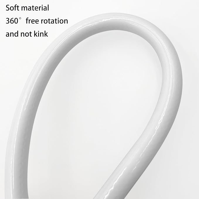 Replacement Shower Hose for RV Camper 6in Flexible & Kink-Free Heavy Duty PVC - Image 3