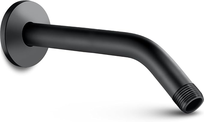 Cobbe Shower Arm with Flange and Teflon Tape, 8-Inches Wall Mounted Shower Pipe by CobbeforQualityLife