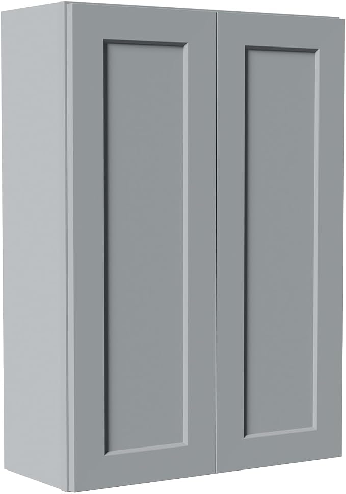 30 Inch Laundry Room Cabinets Wall Mounted, Solid Wood Over The Toilet Storage - Image 7