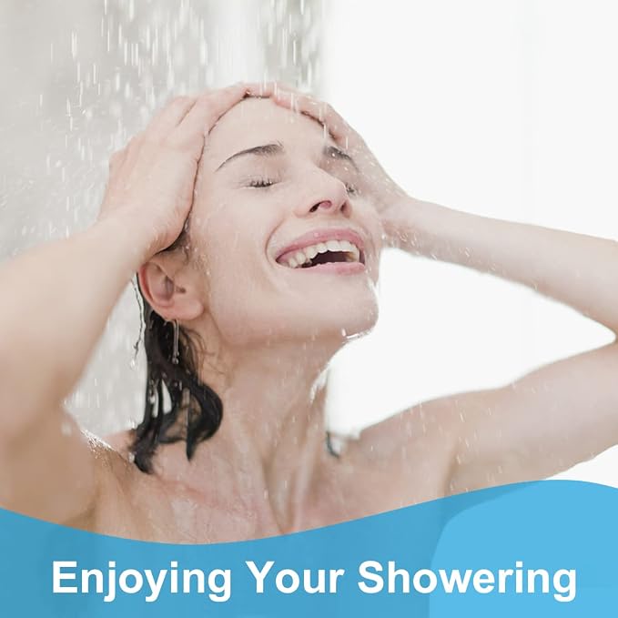 UFRIDAY Shower Curtain Liner, Eva Frosted Weighted Shower Curtain - Image 8