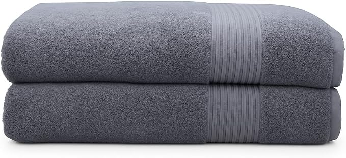 Milara Turkish Super-Plush Bath Towels Set 2-Piece | Premium Cotton Bath Towel by MilaraCreations