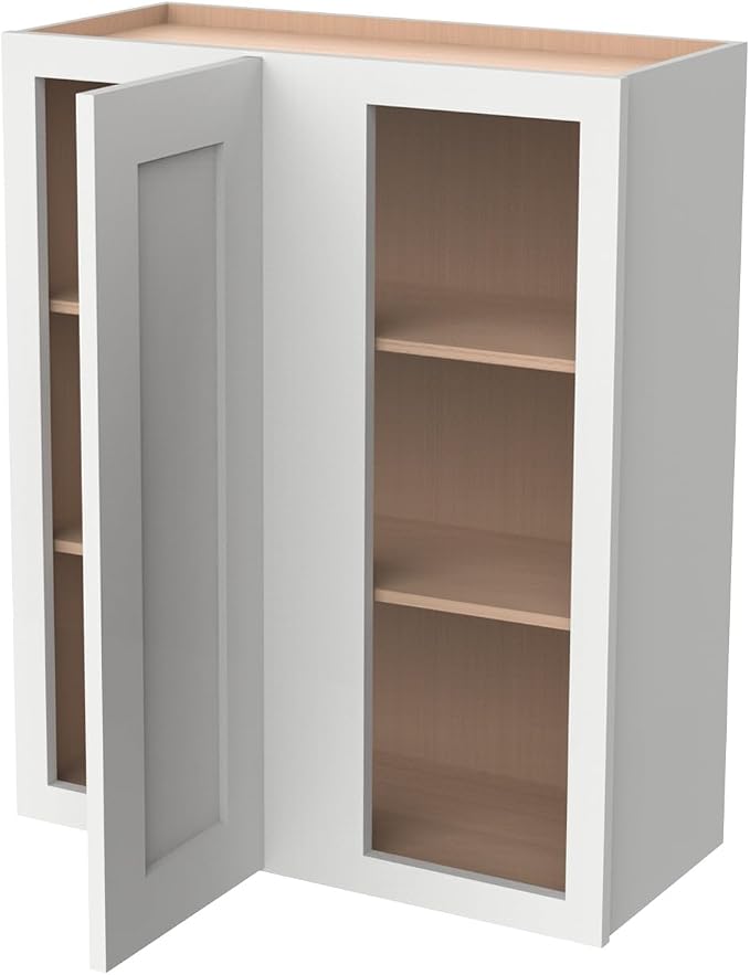 Solid Hardwood Wall Blind Corner Cabinets, Adjustable Shelves, Soft-Close Doors - Image 4