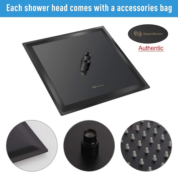 NearMoon Square Rain Shower Head - Image 3