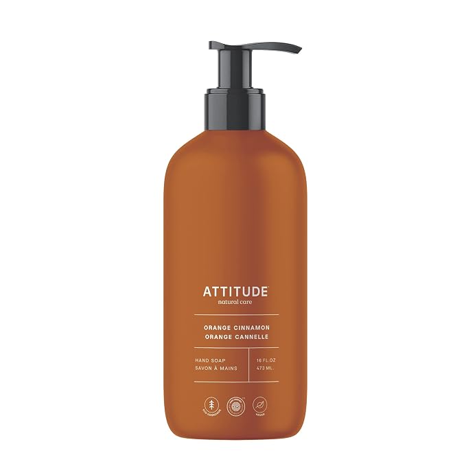 ATTITUDE Liquid Hand Soap, EWG Verified, Plant and Mineral-Based, Vegan by ATTITUDE