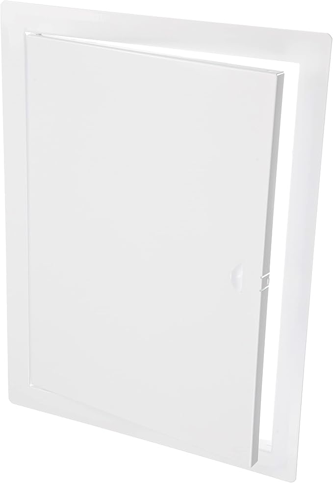 10" x 14" White Metal Access Panel. Service Shaft Door Panel. Plumbing by Unknown