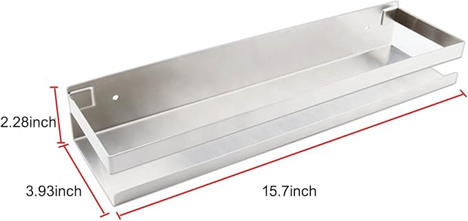 Bathroom Shower Caddy, Stainless Steel Shower Shelf Caddy Rack Storage - Image 3