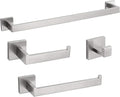 4-Piece Bathroom Hardware Set, Towel Rack Towel Bar Towel Holder Toilet Paper by Nxxcli