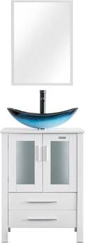 eclife 24" Modern Bathroom Vanity Sink Combo Freestanding Cabinet by eclife
