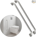 36 Inch Anti Slip Shower Grab Bar, Munzong 2 Pack Brushed Nickel Bathroom Grab by Munzong