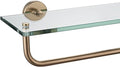JQK Bathroom Glass Shelf, Shelf by Homeimprovement
