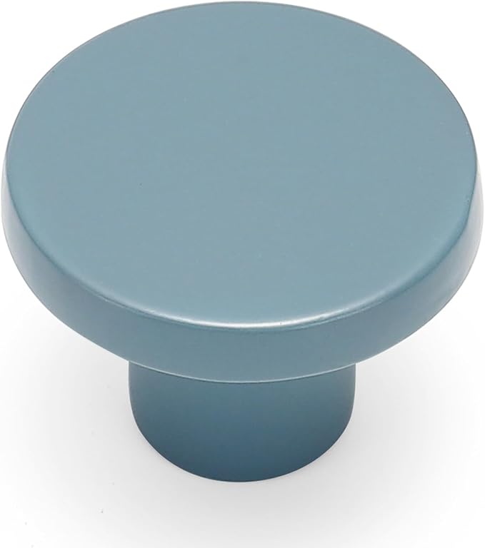 Ravinte 10 Pack Cabinet Knobs Light Blue Kitchen Cabinet Knobs Round Dresser by Ravinte