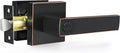 Privacy Door Levers, 1 Pack Oil Rubbed Bronze Door Handles Interior Heavy Duty by RAZCC
