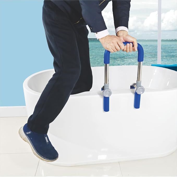 Bathroom Grab Bars for Bathtubs and Showers 304 Stainless Steel Adjustable by Unknown