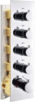 HOMEDEC 4-Way Shower Diverter Valve Can Run Together, Concealed Thermostat 5 by HOMEDEC