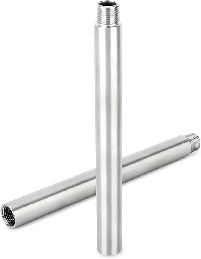 TAISHER 2PCS Stainless Steel Pipe Fittings, 3/8" NPT Male x 3/8" NPT Female - Image 2