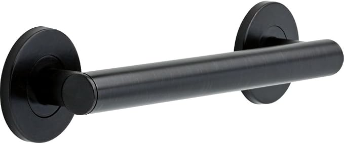 Delta Contemporary 12" Shower Grab Bar Seniors ADA Compliant Venetian Bronze by DeltaFaucet