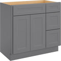 ROOMTEC Bathroom Cabinet, Soft-Close Drawer Slides Morden Bathroom Sink Vanity by ROOMTEC