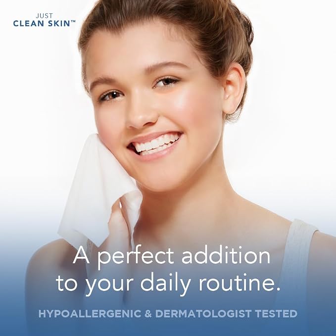 Dry Face Towels 50 Count | 10" x 11.5" Extra Large Disposable Dry Wipes | - Image 3