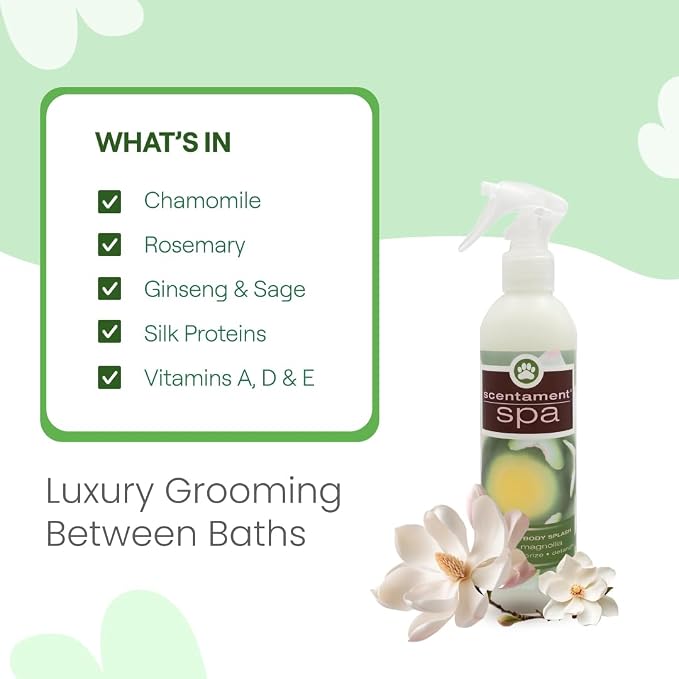 Best Shot Scentament Spa Botanical Body Splash Sweet Magnolia, 8 oz. - Image 3