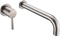 sumerain Bathtub Faucet Brushed Nickel Wall Mount Tub Faucet Single Left-Handed by SUMERAINFAUCETS