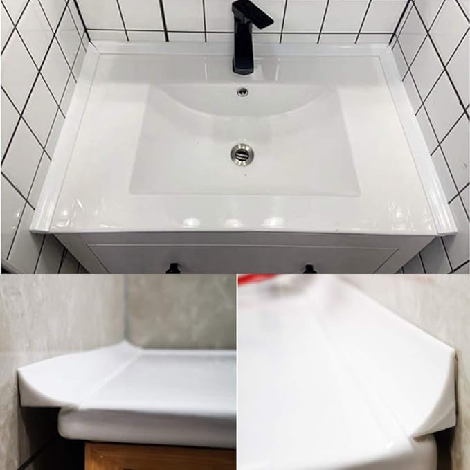 118 Inch Water Guard for Kitchen Sink，Silicone Rubber Kitchen Splash Guard - Image 8