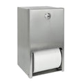 2 Roll Stainless Steel Commercial Toilet Paper Dispenser, Heavy Duty Wall Mount by Stardrix