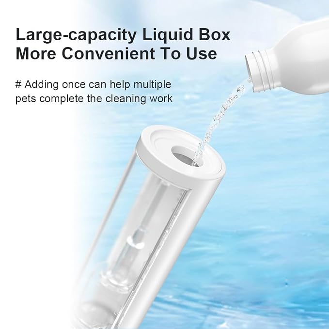 Dog Bath Brush, Scrubber Soft Silicone Head Pet Bathing Massage Brush Long - Image 4
