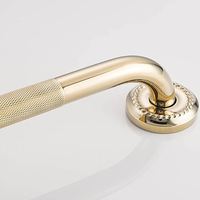 Textured Shower Grab Bar, 12-Inch Bathroom Support Rails, Stylish Safety - Image 7