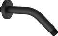 Aquaiaw Shower Arm and O-Ring Flange, 6 inch, Solid Brass, Both 1/2 NPT Tapered by AQUAIAW
