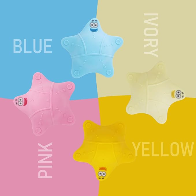 HengLiSam Bathtub Overflow Drain Cover, Starfish-Shaped Silicone Bath Tub Drain - Image 7
