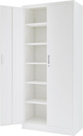 Metal Storage Cabinet, 72 Inch Tall Metal Storage Cabinet by YEEZER