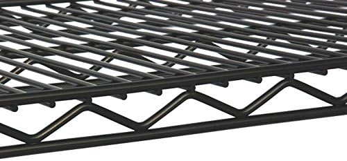 Omega 18" Deep x 54" Wide x 80" High 3 Tier Black Starter Shelving Unit - Image 2
